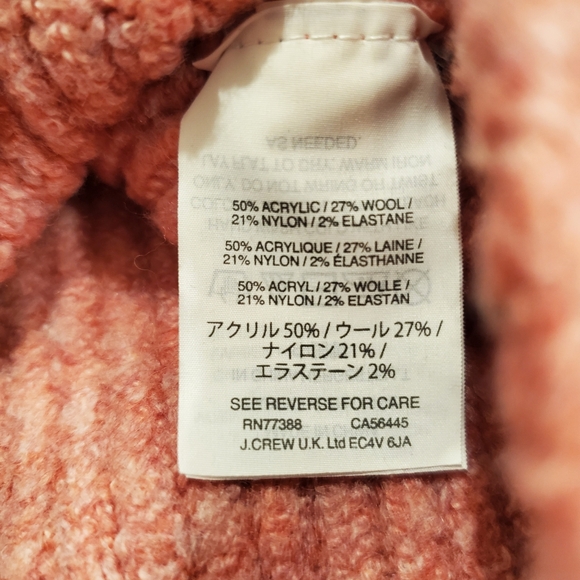 Madewell Northfield Mockneck Sweater in Pink size Medium - Picture 8 of 10